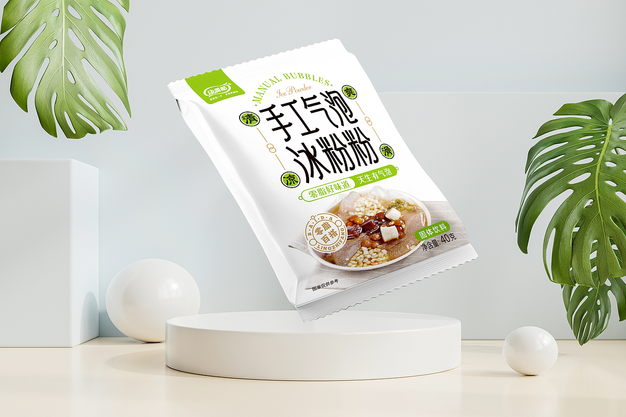 April作品「康雅酷」手工冰粉包装设计（图ZMzQxOTQwMzQ0） - 包装 - 站酷设计师猿人创意工作室原创素材 - 站酷ZCOOL