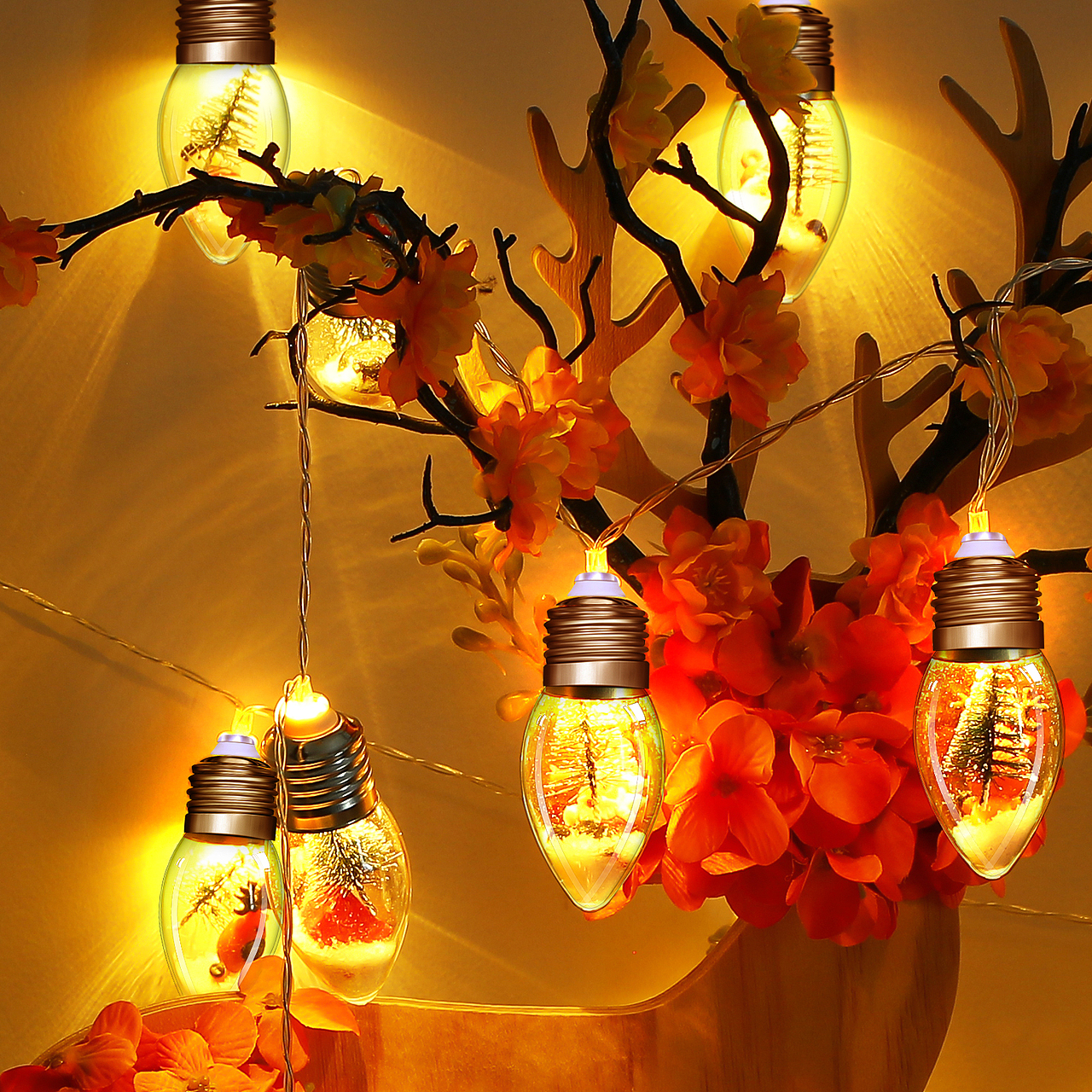 亚马逊-圣诞灯泡串主副图