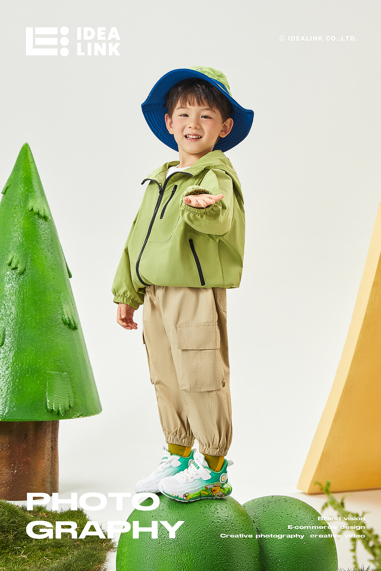 B.duck童鞋 主题款人像拍摄 童鞋创意置景 儿童创意