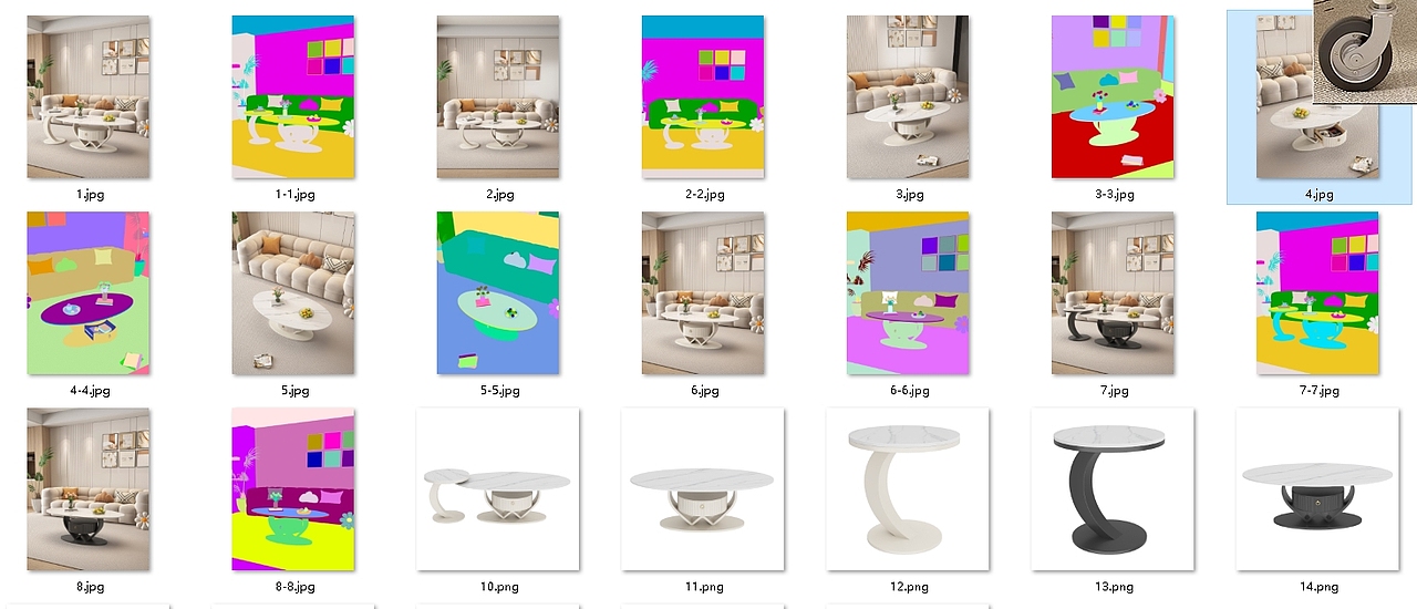 3dmax家装奶油风茶几建模渲染作品效果图（家具家居）（图ZMzYyMTkxOTIw） - 生活用品 - 站酷设计师咖啡猴原创素材 - 站酷ZCOOL