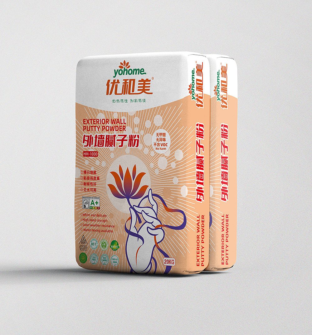外墙腻子粉包装设计