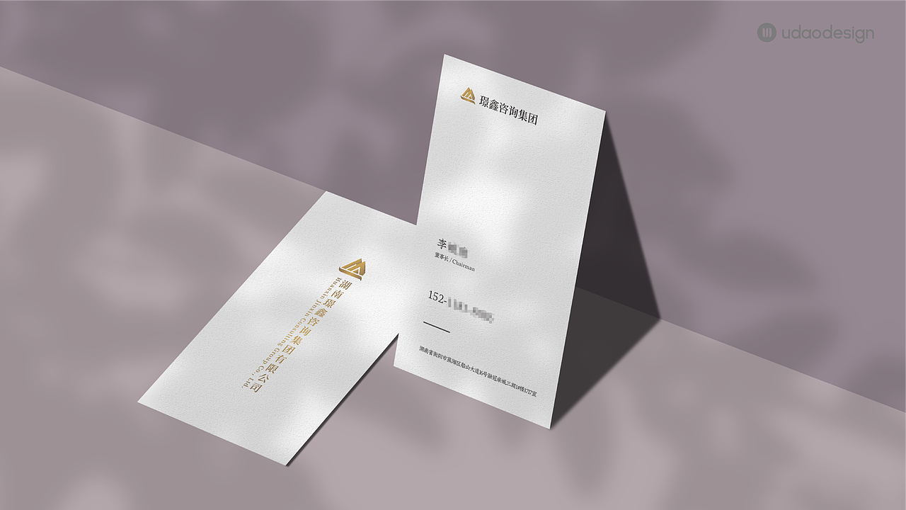 璟鑫咨询集团 名片设计