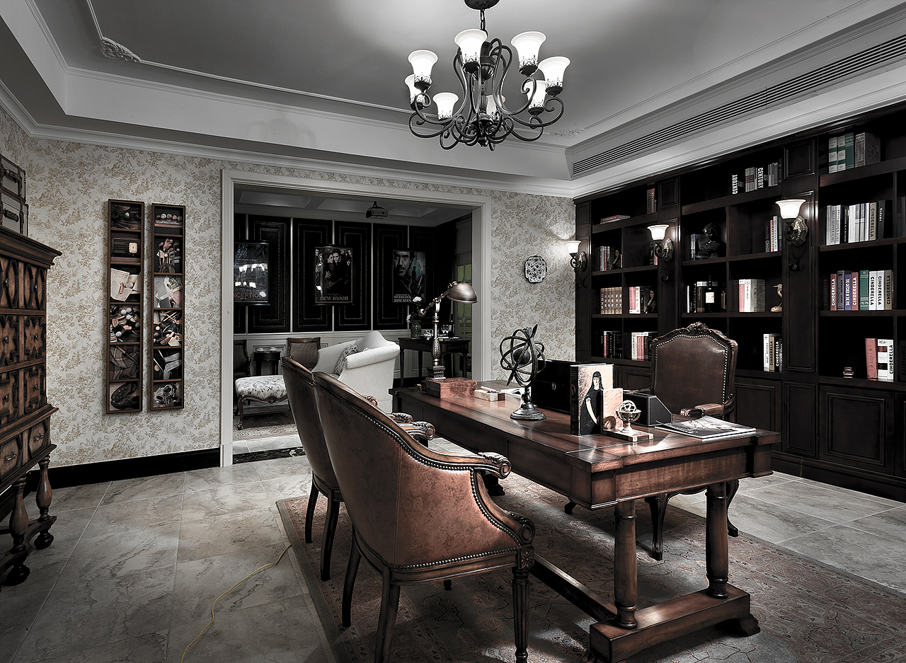 浪漫法式，浑然天成-苏州尚澜湾别墅室内设计（图ZMzA4MDIyMzAw） - 家装设计 - 站酷设计师设计师高龙原创素材 - 站酷ZCOOL