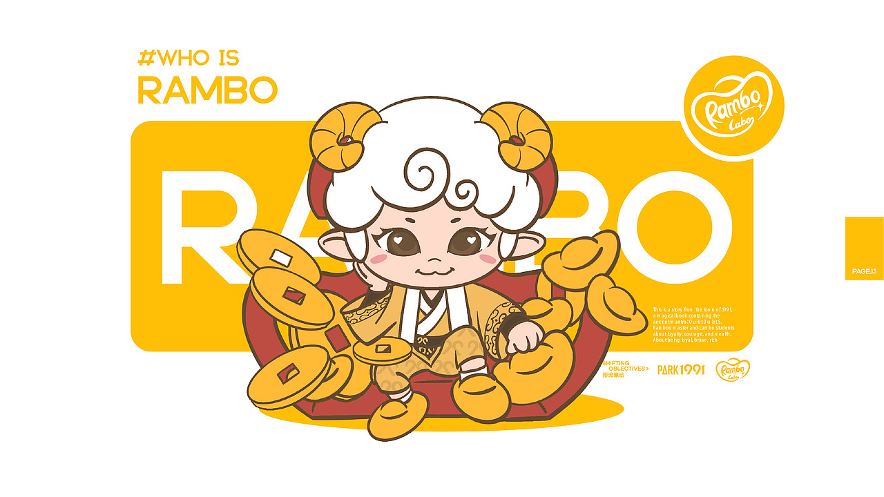PARK1991 | IP形象：Rambo&Labo 100%（图ZMzA3MjMwNDUy） - IP形象 - 站酷设计师SOD_形流意动设计原创素材 - 站酷ZCOOL