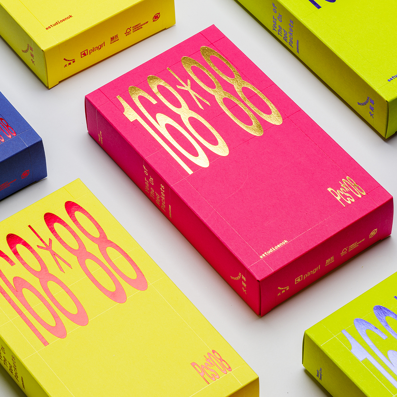 YEAR OF THE Ox RED PACKETS 168*88 牛年红包（图ZMzU1NTczMjQ4） - 包装 - 站酷设计师Studioenok嗯好的原创素材 - 站酷ZCOOL