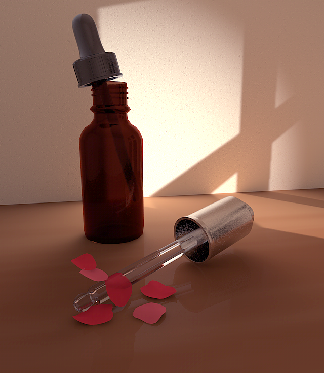 产品-精华液建模