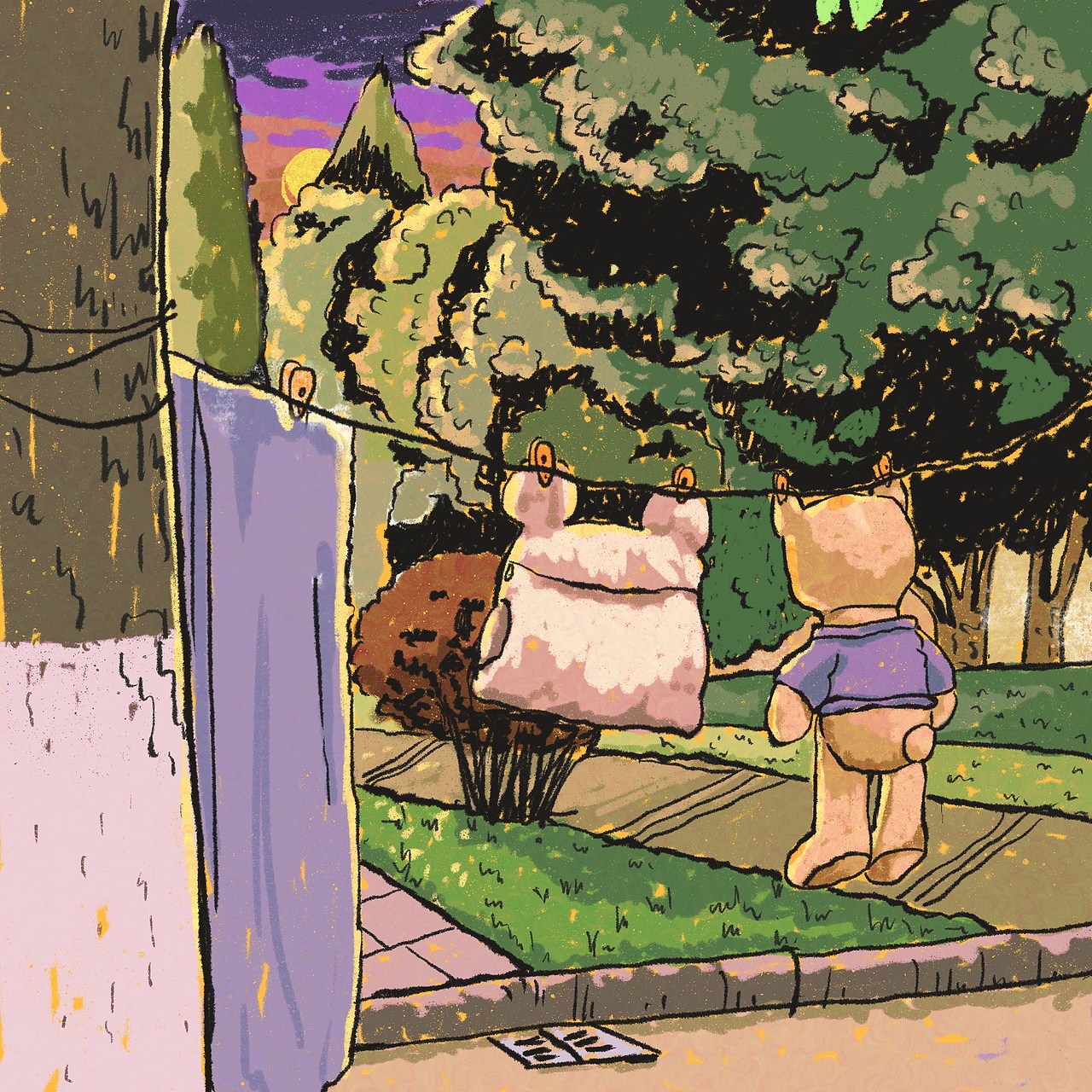 森系插图习作练习