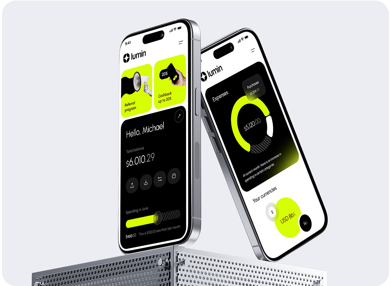 网页设计 - Lumin Online Bank-Saas（图ZMzY4MzIwODIw） - 其他网页 - 站酷设计师极简慕枫原创素材 - 站酷ZCOOL