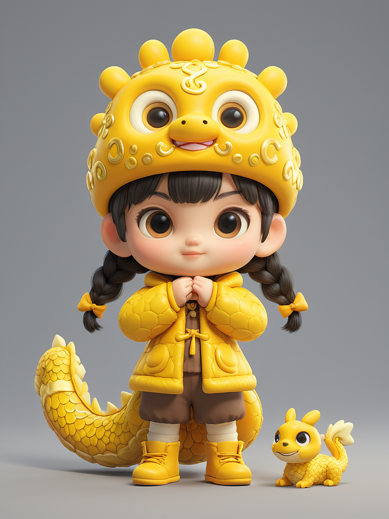 由WHEE生成的龙年守护神||一起成长~（图ZMzYwNDY5MDQ4） - AI作品 - 站酷设计师好消息哇原创素材 - 站酷ZCOOL