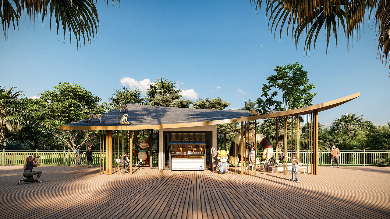 西双版纳森林公园文创店（图ZMzU4NDQxNTky） - 建筑设计 - 站酷设计师建筑设计师Joy原创素材 - 站酷ZCOOL