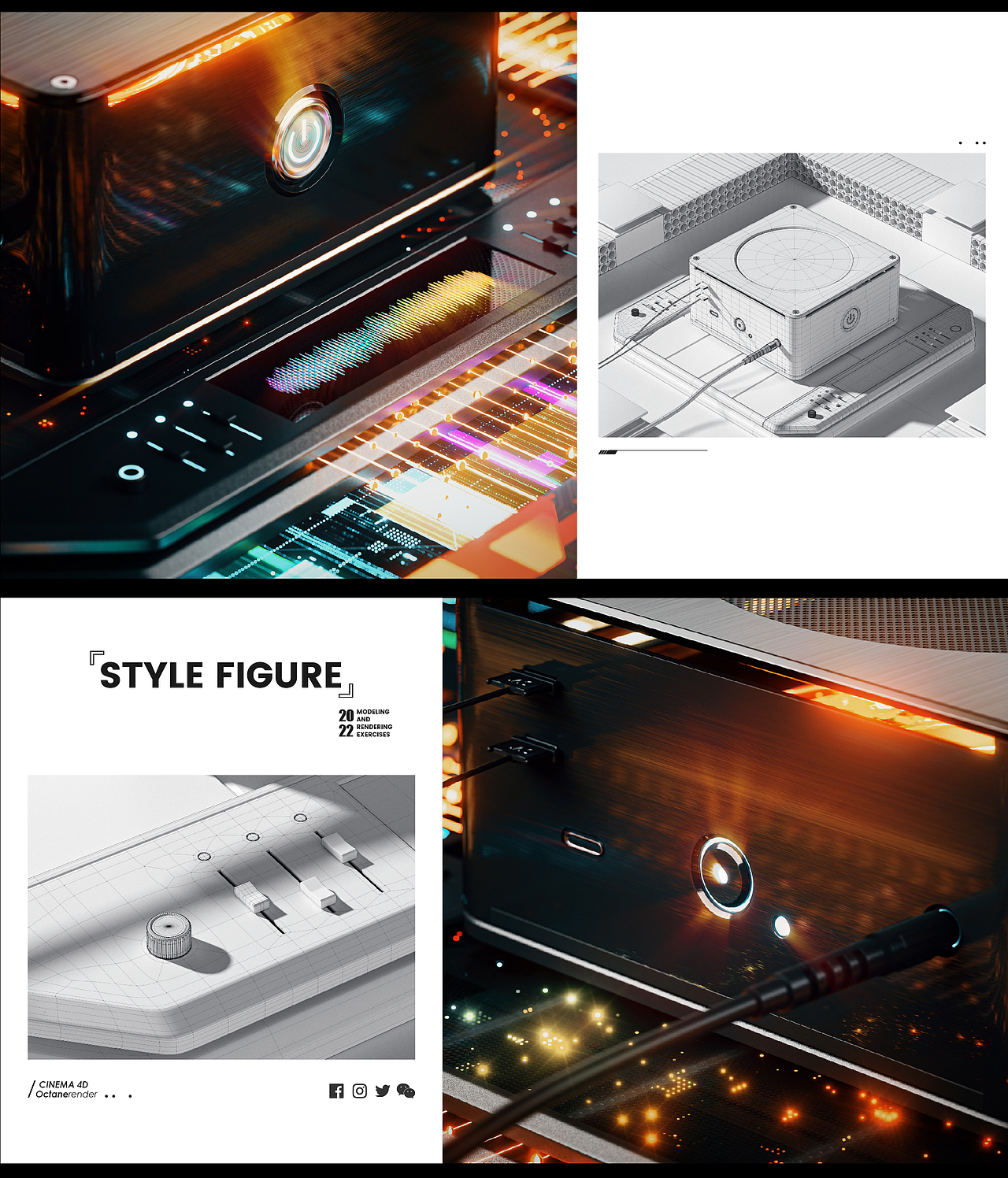 C4D+AE风格图渲染（图ZMzE1NTk1NDQw） - 产品 - 站酷设计师duoduo_heal原创素材 - 站酷ZCOOL