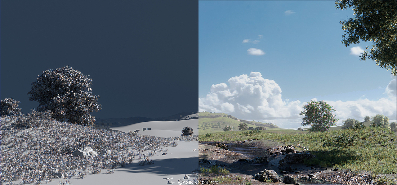 blender小场景练习--《原际》（图ZMzYyMDk3OTY0） - 场景 - 站酷设计师AXING阿兴原创素材 - 站酷ZCOOL