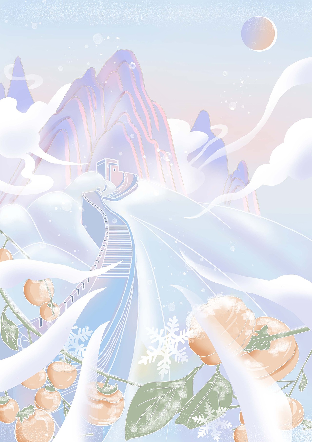 节气商插系列：霜降（图ZMzEyMjI0OTYw） - 商业插画 - 站酷设计师徐徐墨香原创素材 - 站酷ZCOOL