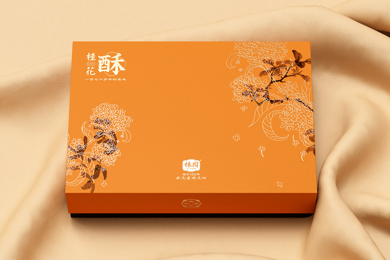 秝园——桂花酥旅游伴手礼（图ZMzY0MzgwODMy） - 包装 - 站酷设计师千和智汇原创素材 - 站酷ZCOOL
