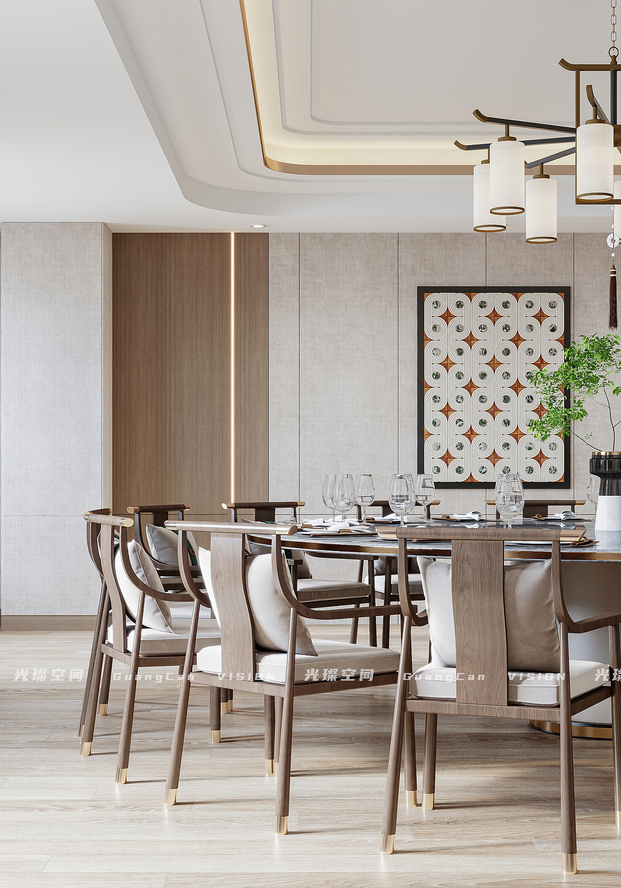 光璨空间 | 新中式酒店包厢