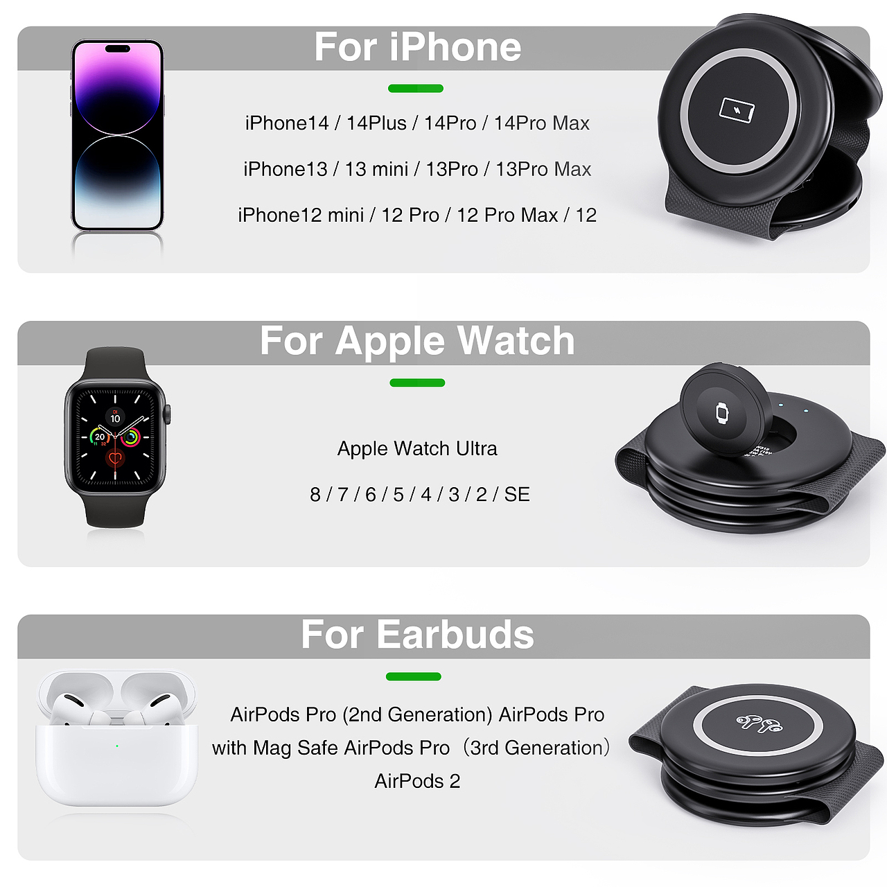 AMZ亚马逊主图/视频 无线充电器