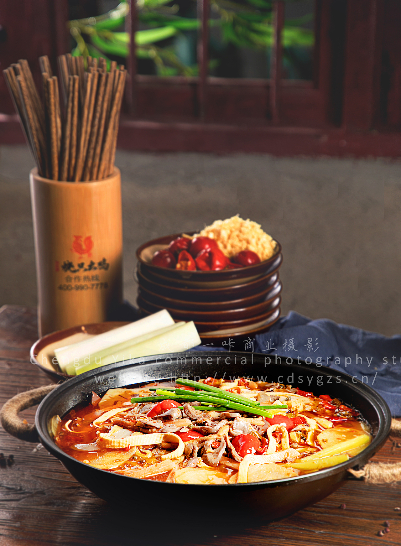 烧鸡美食餐饮拍摄