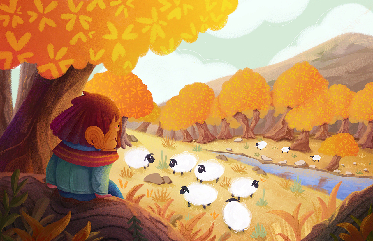 2022个人插画年度总结（图ZMzI4MjI1MDk2） - 儿童插画 - 站酷设计师朱小骞art原创素材 - 站酷ZCOOL