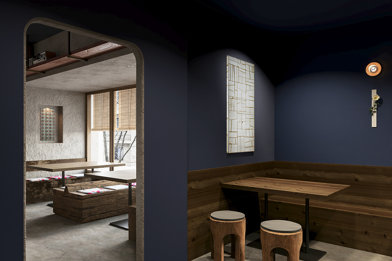 效果图|侘寂风餐厅