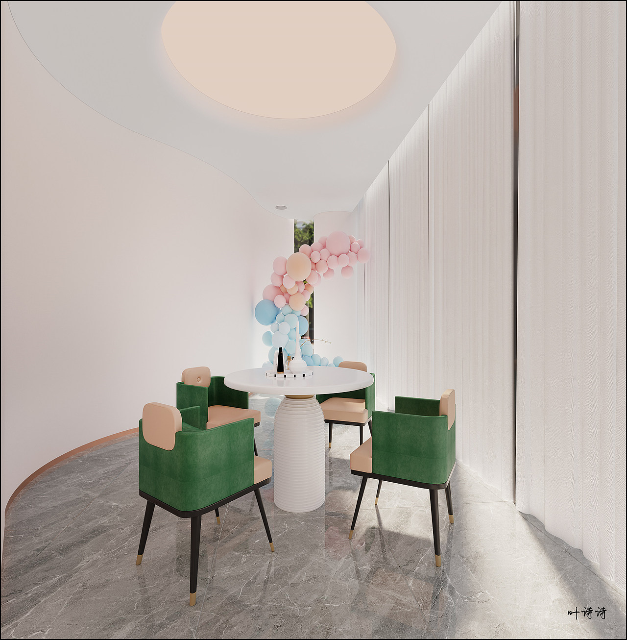 美容院设计|云想衣裳花想容，春风拂槛露华浓