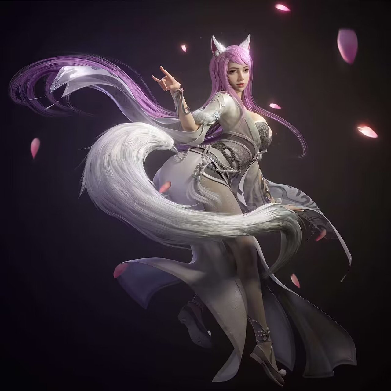 高精度角色建模-阿狸