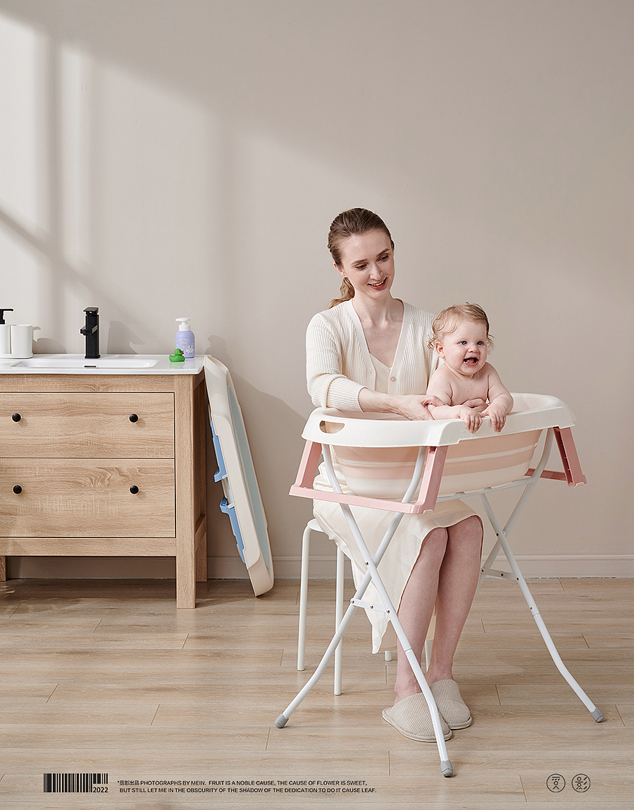 洗澡澡呀 - 一组婴儿浴盆拍摄