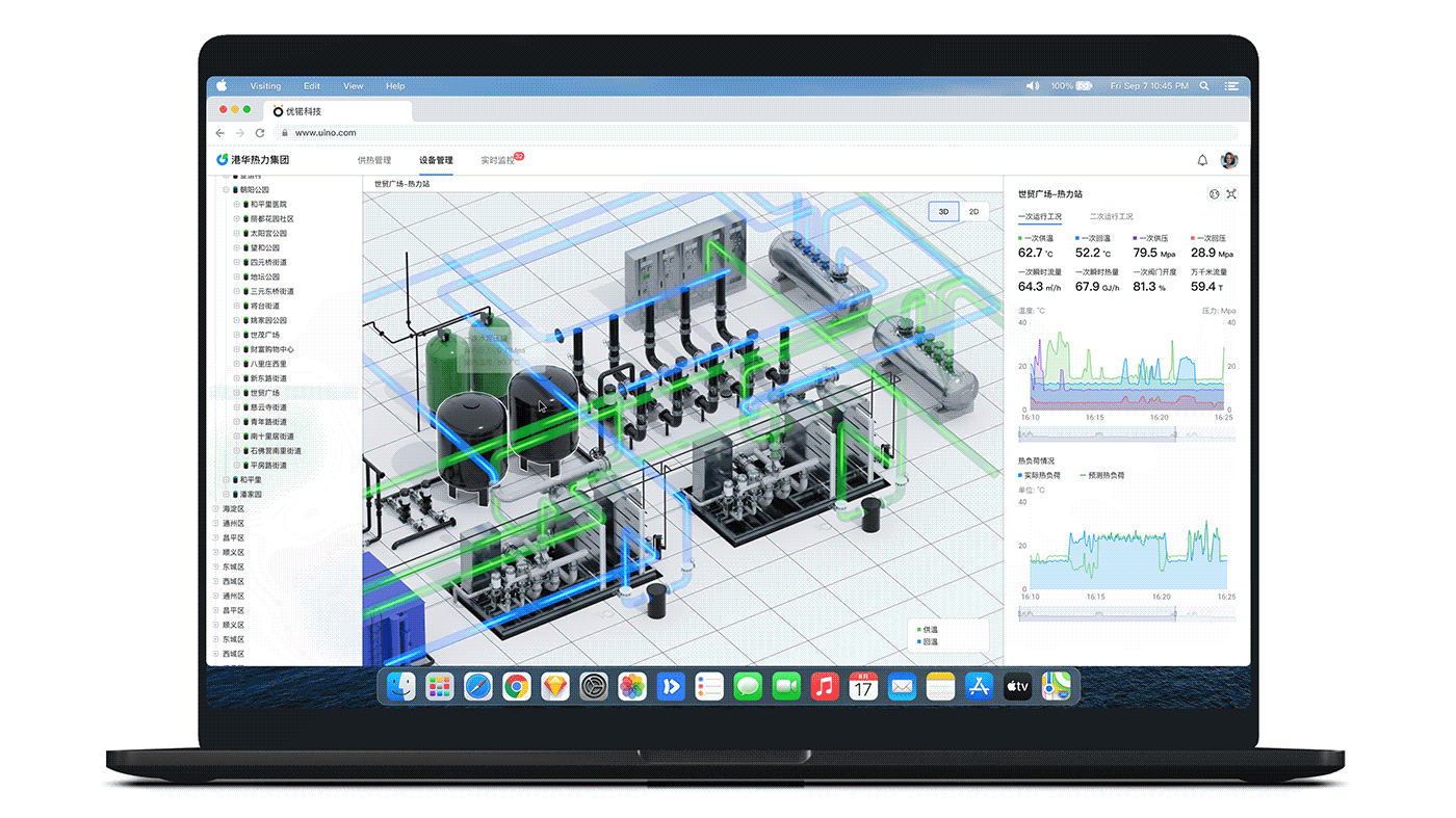 数字孪生-热力集团运维系统