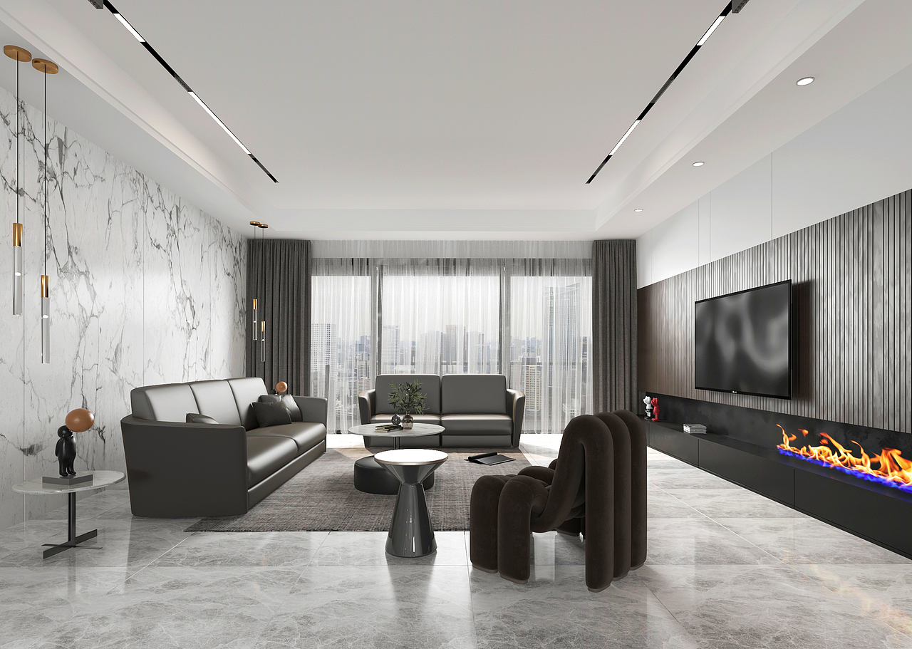 碧桂园江与峸-住宅（图ZMjk2ODcxODM2） - 家装设计 - 站酷设计师柏筑设计原创素材 - 站酷ZCOOL