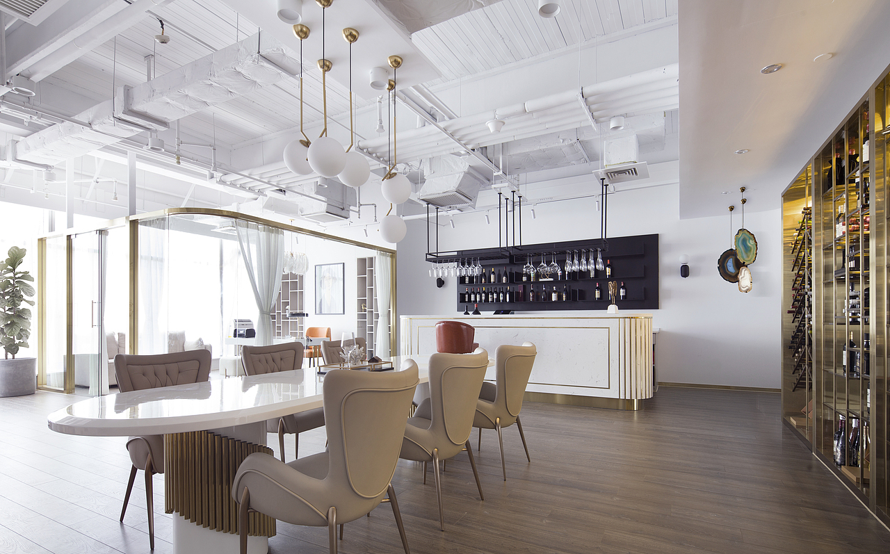 京墨设计分享——FY私人红酒会所