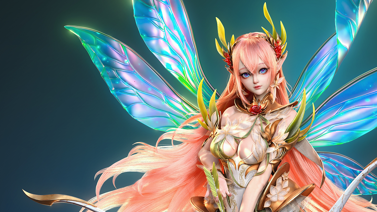 Flower Elf 花精灵（图ZMzAxMjc1NDMy） - 人物/生物 - 站酷设计师kazami小鑫原创素材 - 站酷ZCOOL