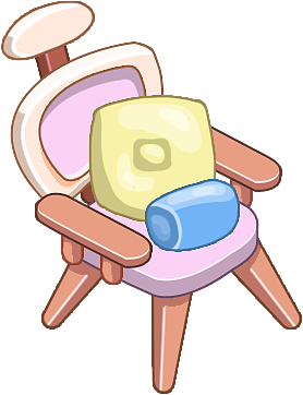 云朵小屋游戏室内设计,管理员小屋,Q版卡通家具