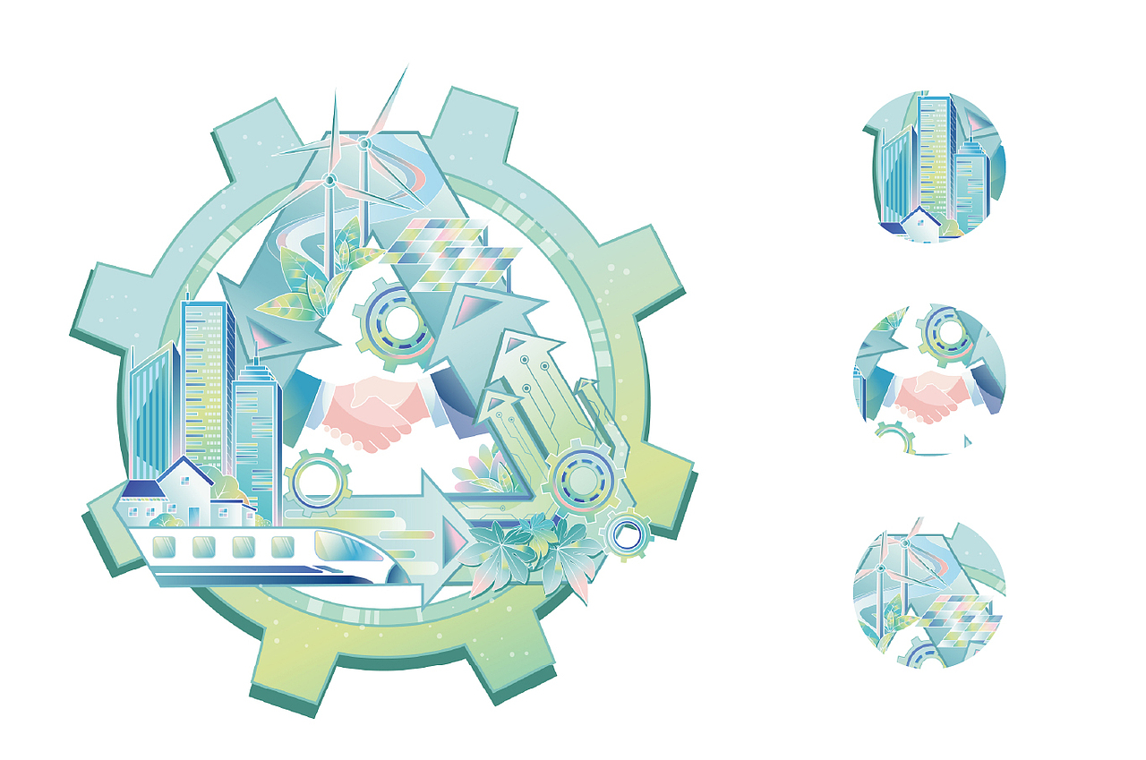 日报风矢量图插画（图ZMzI0NTQxMjU2） - 商业插画 - 站酷设计师小熊纸原创素材 - 站酷ZCOOL