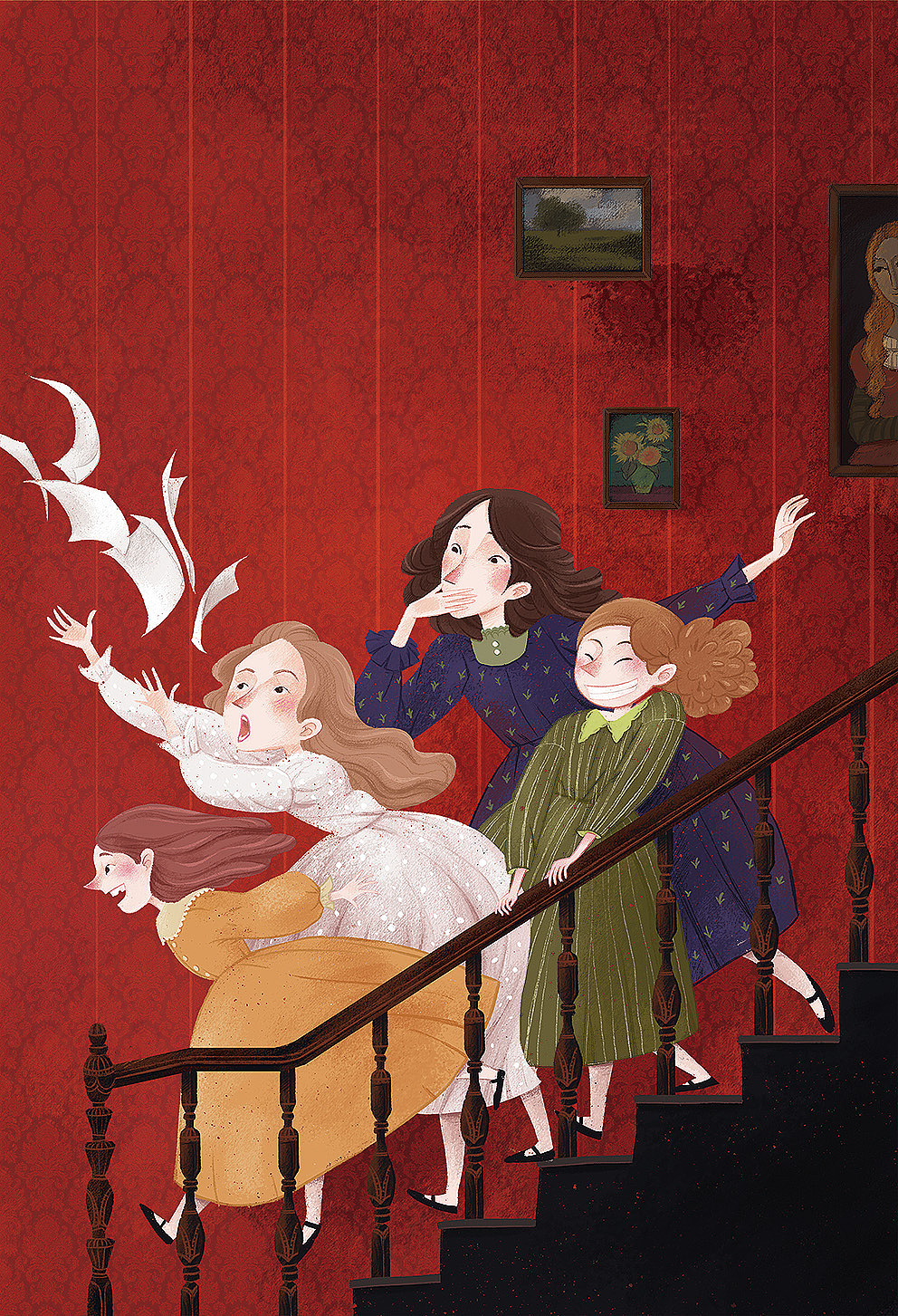 名著封面插图（图ZMzMyNzQ2Njc2） - 儿童插画 - 站酷设计师小香菇胖嘟嘟原创素材 - 站酷ZCOOL