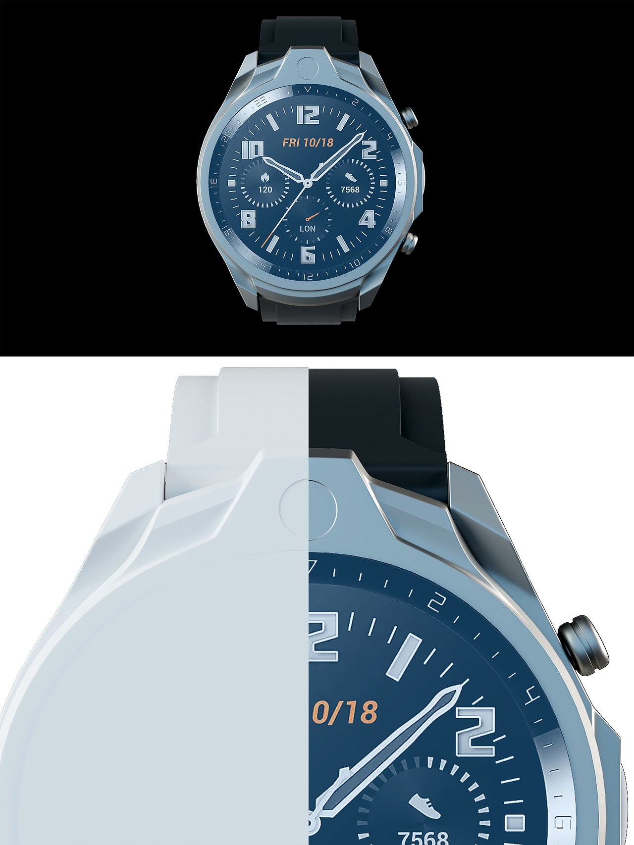 手表建模渲染（图ZMjk5ODU5OTQ0） - 电子产品 - 站酷设计师Z80267855原创素材 - 站酷ZCOOL