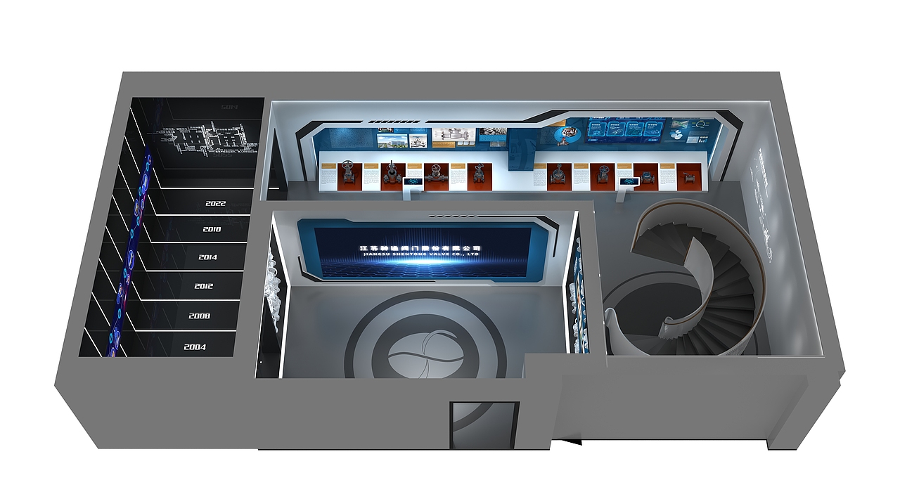 江苏神通阀门企业展厅（图ZMzEwODk2NDIw） - 展陈设计 - 站酷设计师安DESIGN1989原创素材 - 站酷ZCOOL