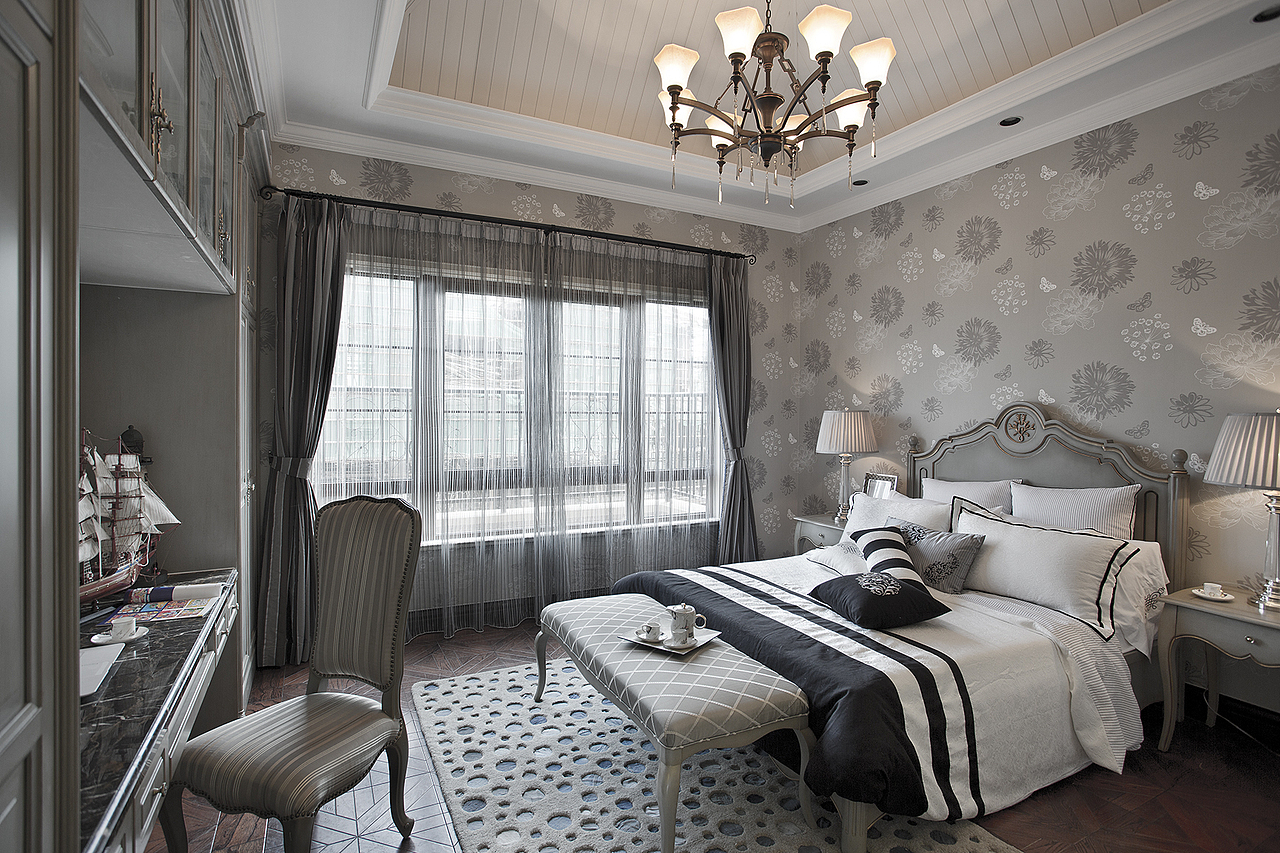 浪漫法式，浑然天成-苏州尚澜湾别墅室内设计（图ZMzA4MDIyMDAw） - 家装设计 - 站酷设计师设计师高龙原创素材 - 站酷ZCOOL