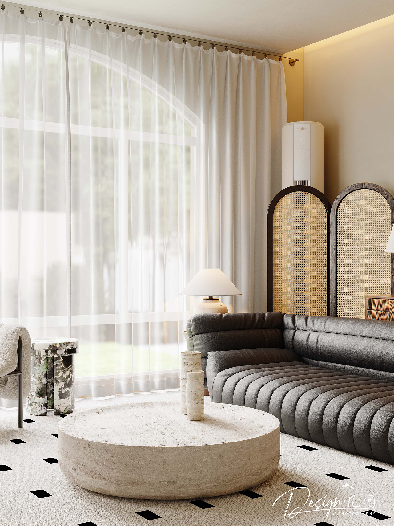 几何空间视觉表现 | 溪岸宝墅现代客餐厅（图ZMzQ1MzY0ODgw） - 家装设计 - 站酷设计师几何空间灬原创素材 - 站酷ZCOOL