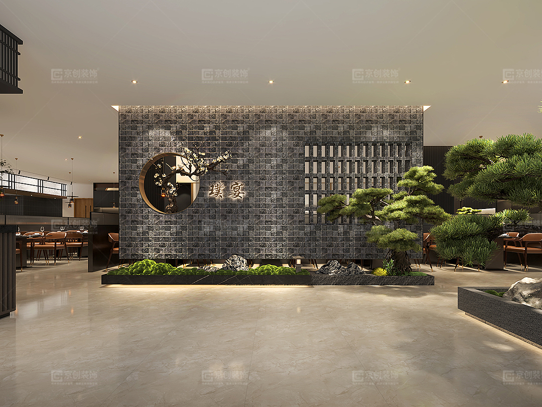 建国·璞宴中餐厅设计 | 京创装饰作品