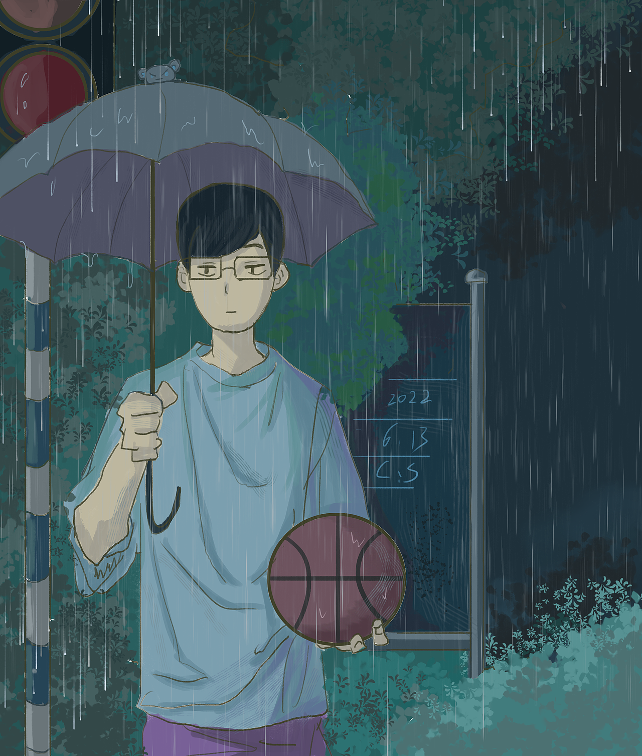 下雨了（图ZMzA0ODkxNjg4） - 创作习作 - 站酷设计师圣诞树下的礼物原创素材 - 站酷ZCOOL