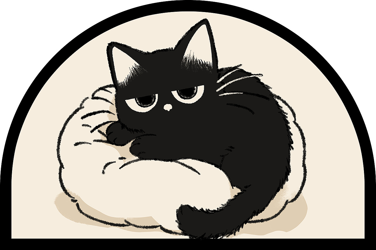 黑貓日常（圖ZMzYwOTc3NjUy） - IP形象 - 站酷設(shè)計(jì)師普蘭7856原創(chuàng)素材 - 站酷ZCOOL