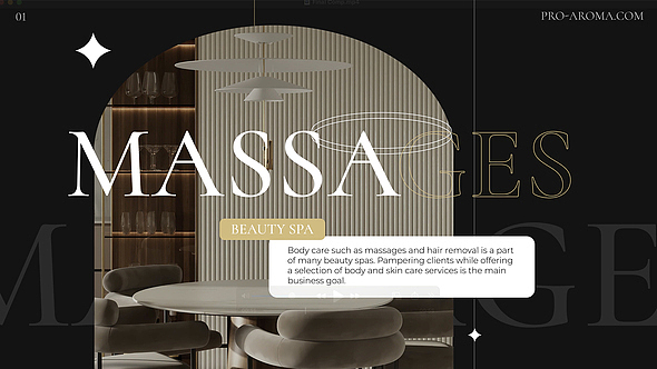 AE模板|高级时尚杂志风格美容机构水疗沙龙护肤产品
