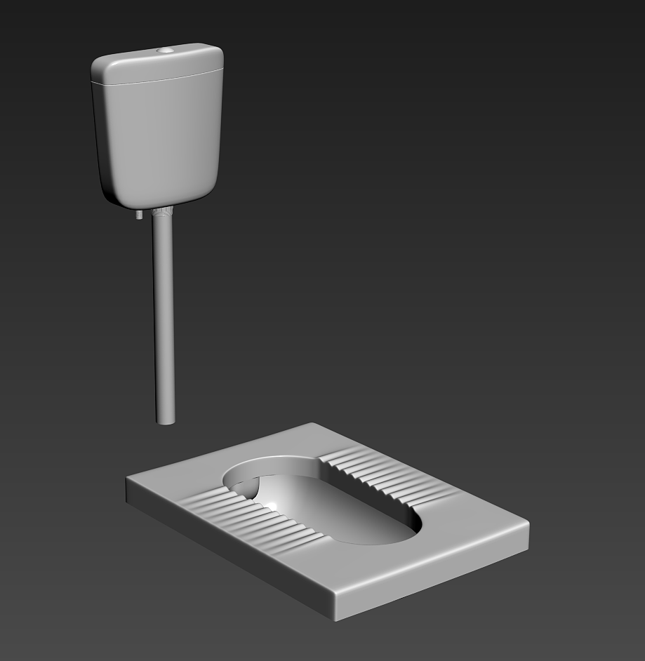 马桶3D建模