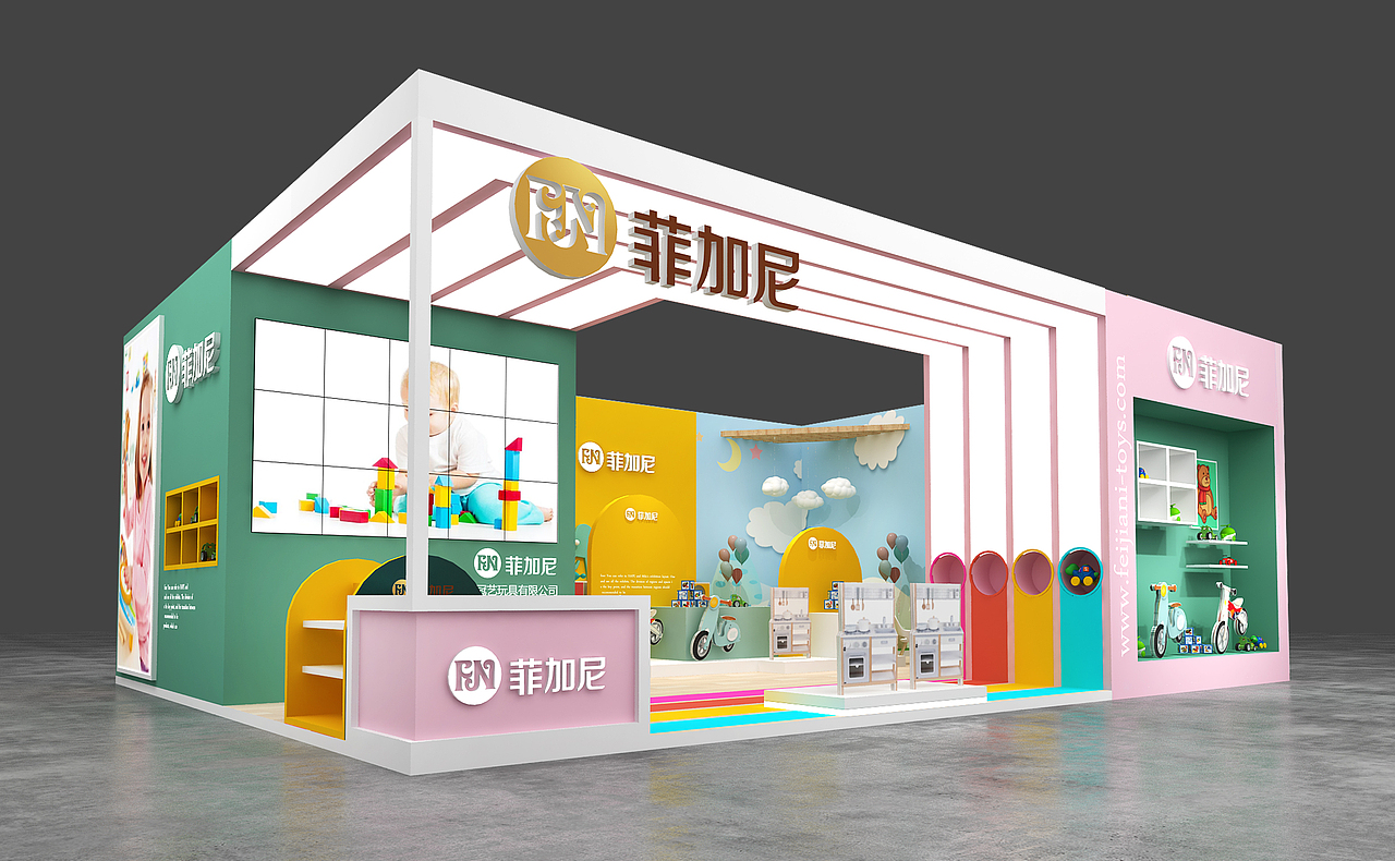 菲加尼展台设计（图ZMzA3ODQ4OTU2） - 展陈设计 - 站酷设计师Z阿金原创素材 - 站酷ZCOOL