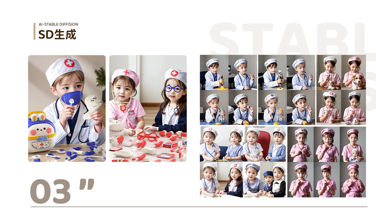 医生玩具、迷你厨房、咕卡详情页