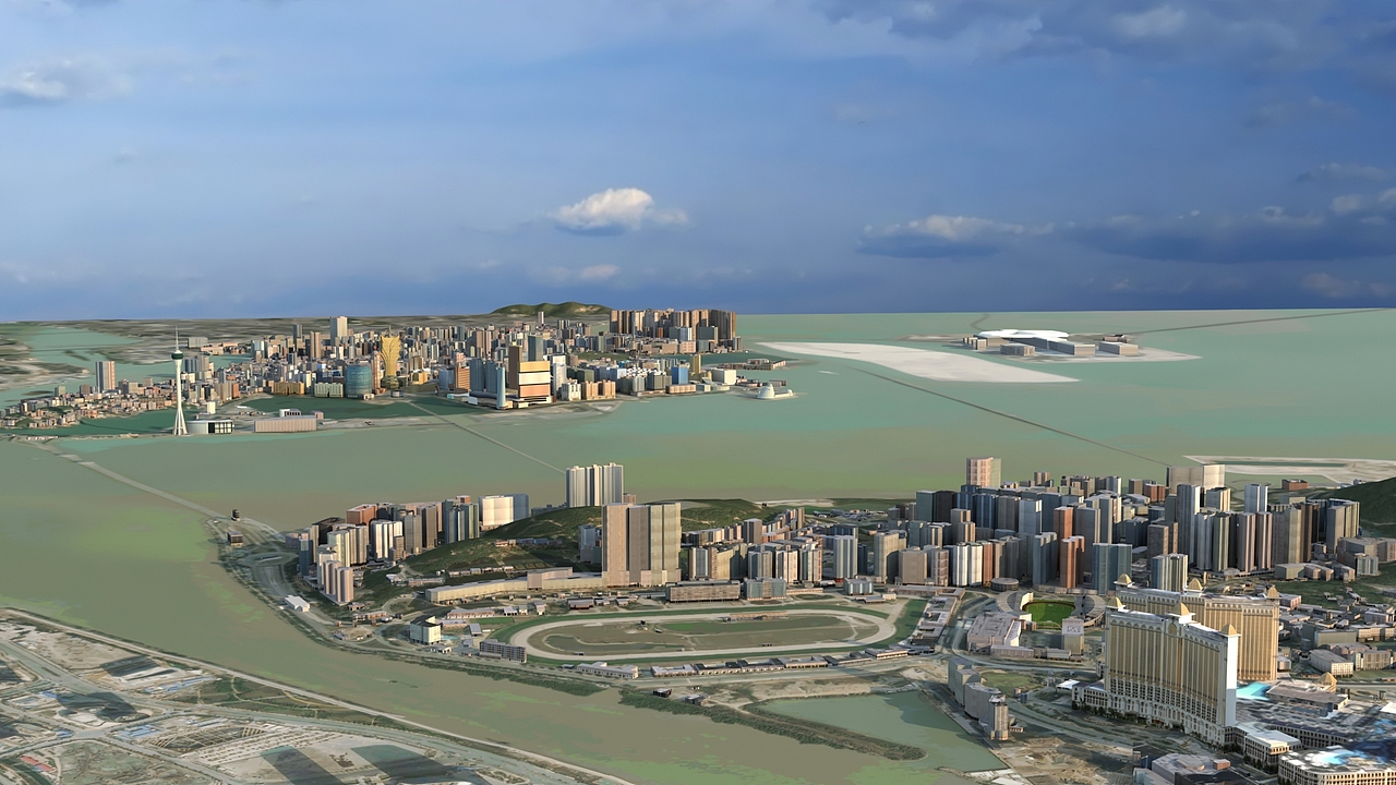 澳门3d城市模型