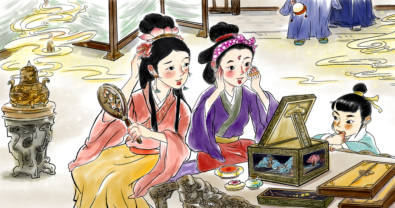 跟成玉一起试用凡世的香粉（图ZMzA0ODM1Njc2） - 创作习作 - 站酷设计师zero5581原创素材 - 站酷ZCOOL