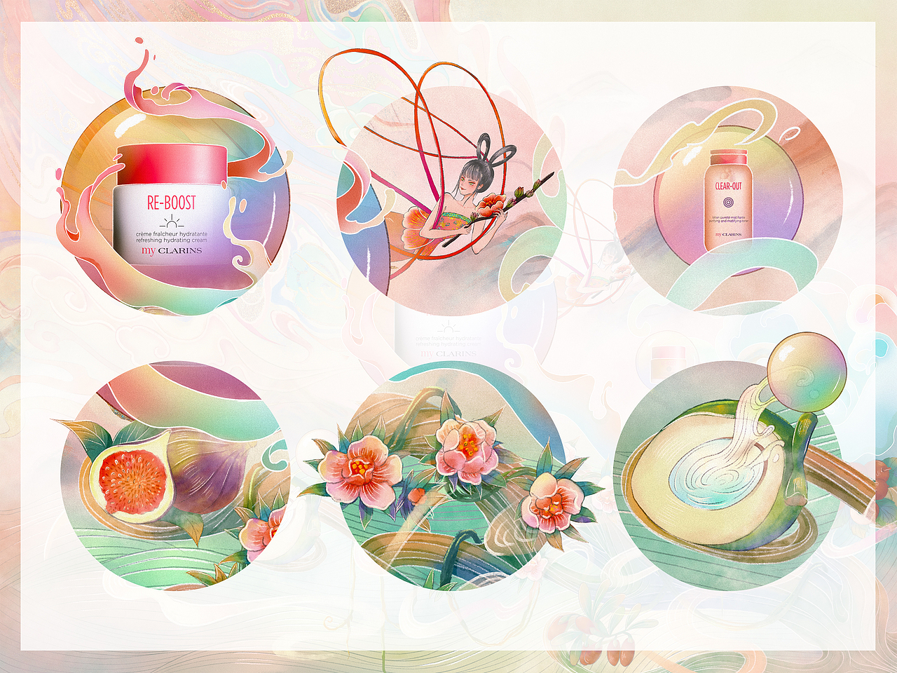 【好食肌 长绽放】-小仙女采花记（图ZMzQ3MTkwMjUy） - 海报 - 站酷设计师不胖樊原创素材 - 站酷ZCOOL