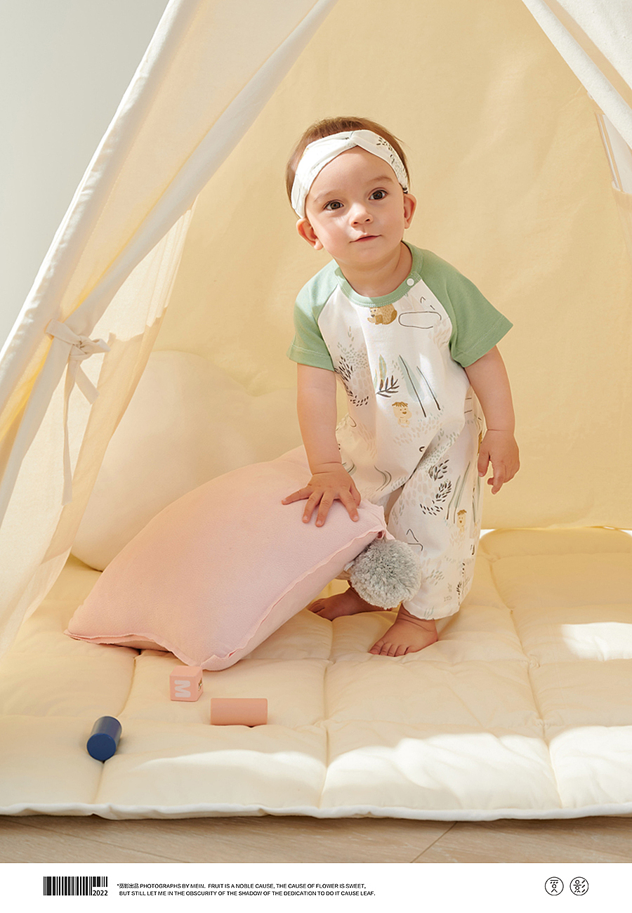 暖暖夏日-夏季婴童睡袋拍摄