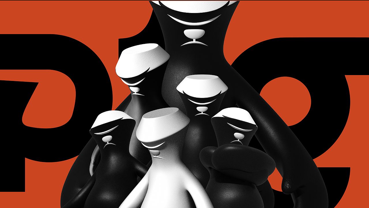 潮流风格高尔夫品类-品牌视觉+IP形象设计