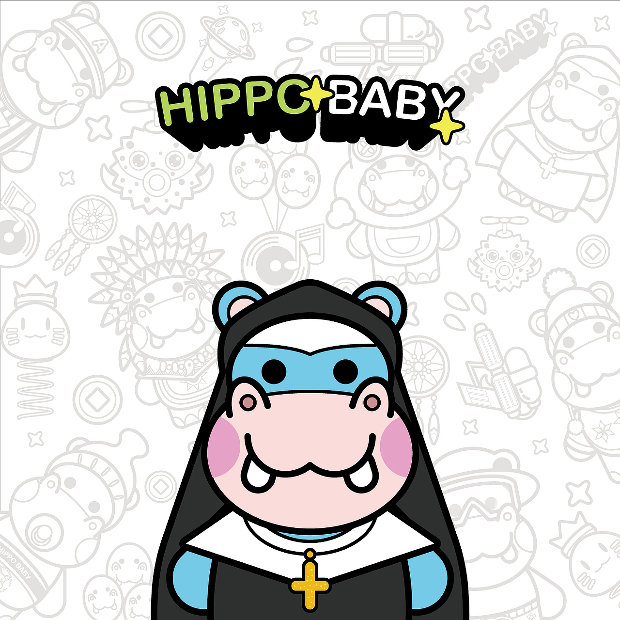 IP形象设计河马